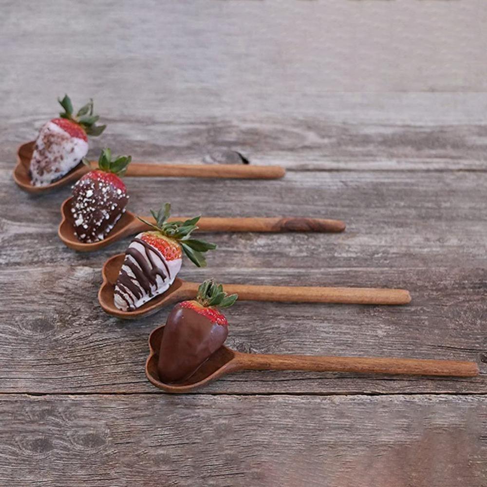 Ligneous Cooking Tools Pot Spatula Kitchen Tableware Dessert Spoon Stirring Spoon Coffee Spoon