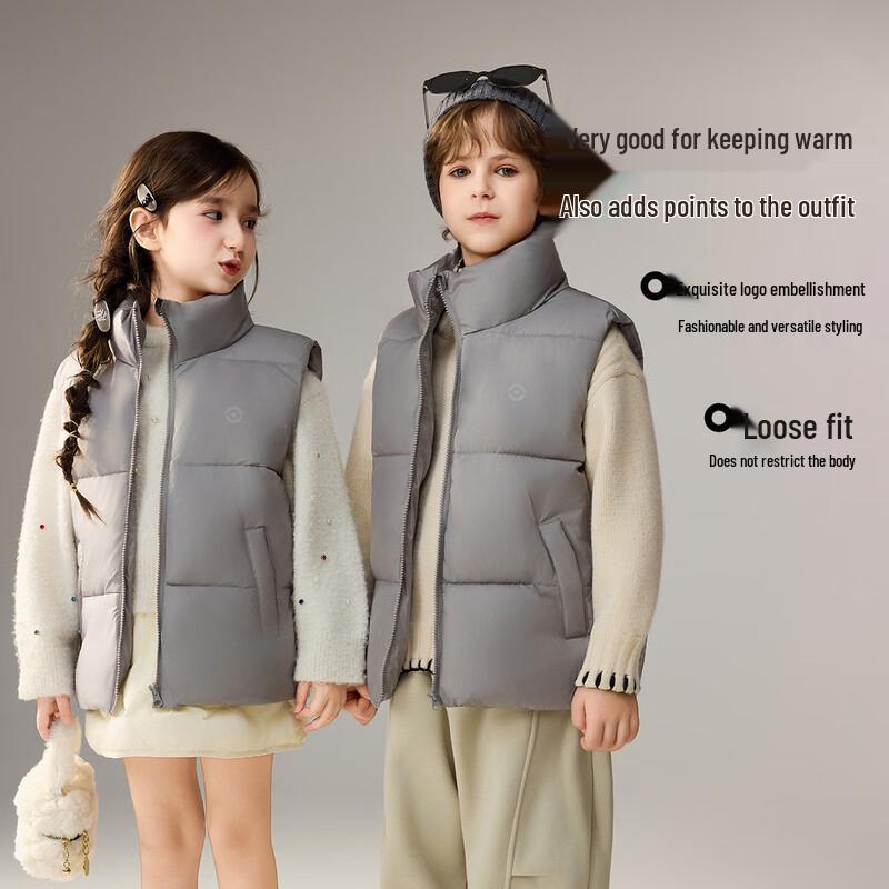 Детский стеганый жилет ASK JUNIOR с воротником-стойкой 120