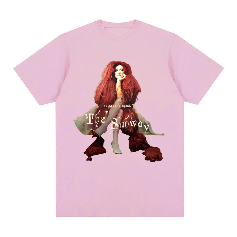 Chappell Roan-The SubwayT Shirt Short Sleeve 100%Cotton Summer Tee-shirt Graphic Printing Tshirt Hip Hop Punk Clothing Tops