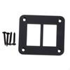 Rocker Switch Panel Housing Holder Waterproof Black Toggle Mounting Bracket for