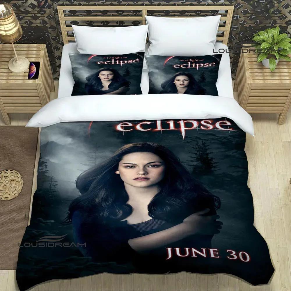 The Twilight Saga Printed Bedding Sets Exquisite Bed Supplies Set Duvet Cover Bed Comforter Set Bedding Set Luxury Birthday Gift