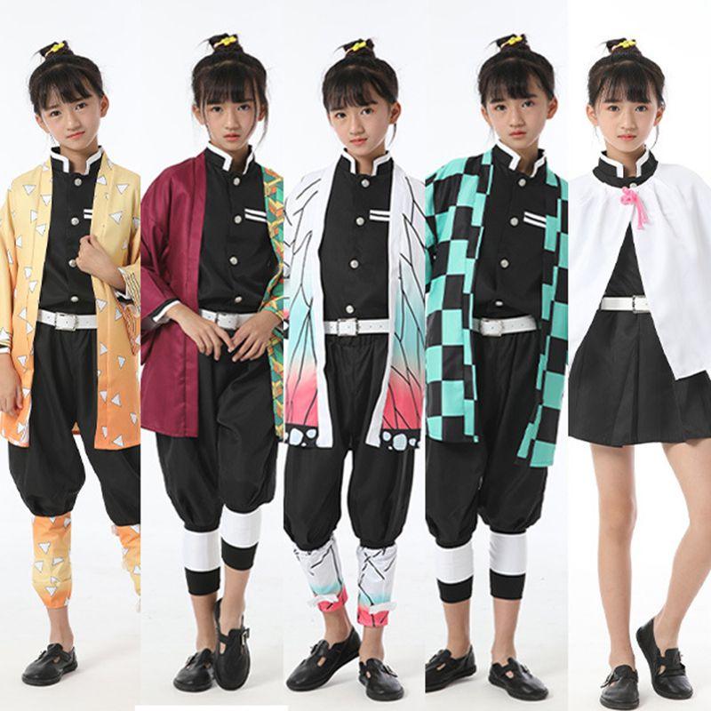Demon Slayer Kamado Nezuko Cosplay Costume For Kids In Various Colors Exquisite Workmanship And Perfect Stitches