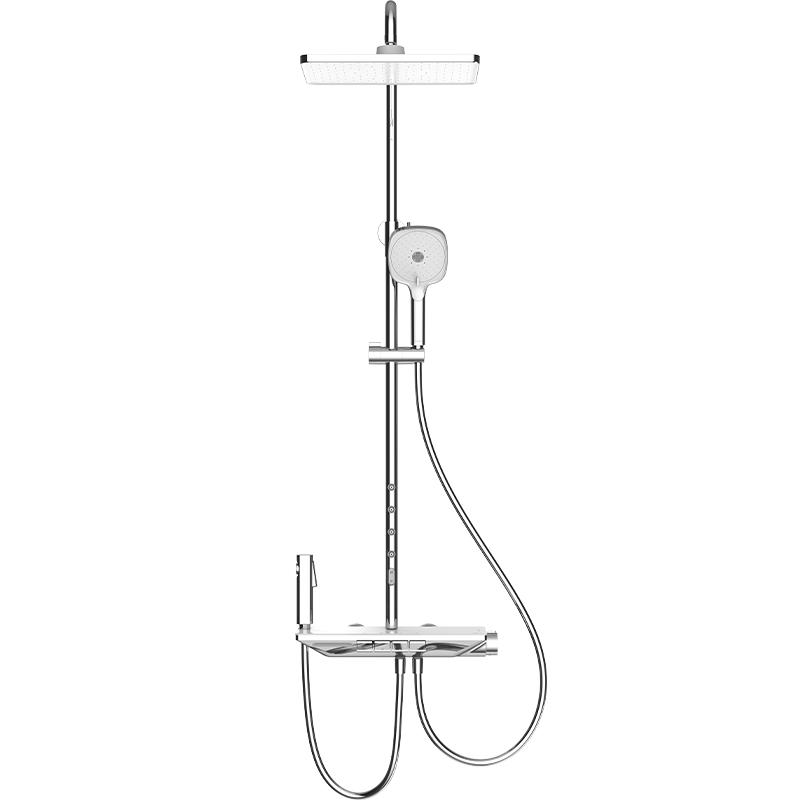 HEGII D40 Piano Key Shower System with Waist & Back Massage серебристый