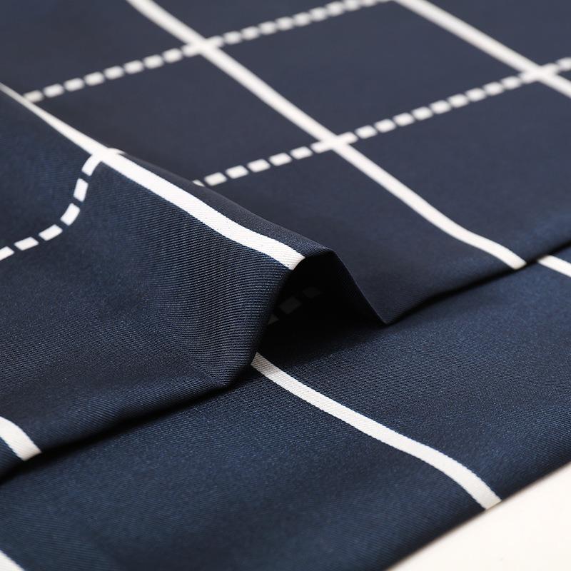 Autumn and winter new silk trend double-sided scarf long business silk scarf men's plaid printing gift