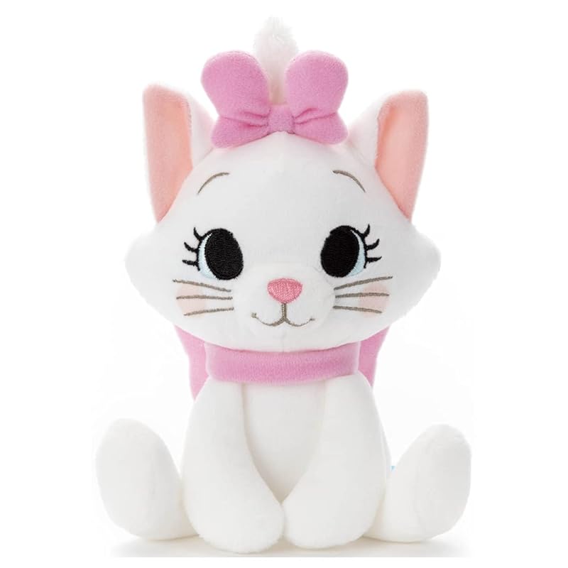 Takara Tomy Arts Disney Character Washable Beans Collection Marie, Approximately 21cm Tall