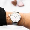 Trendy Men's Mesh Strap Quartz Watch - Fashionable and Minimalist Korean Style for Students and Couples
