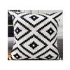 New Nordic-style Simple Geometric Pattern Pillowcase for Summer Ins Sofa Headrest Without Pillow Core