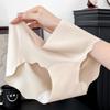 Women Mid Waist Solid Color Seamless Antibacterial Breathable Plus Size Underwear