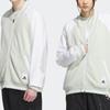 Adidas Color Block Logo Label Zip Jacket Unisex Green IT6396