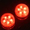 Drahtlose LED-Warnleuchten für Autotüren, runde Sicherheitsleuchten, Blitzlichter, Auffahrunfall-Notlicht, Autozubehör