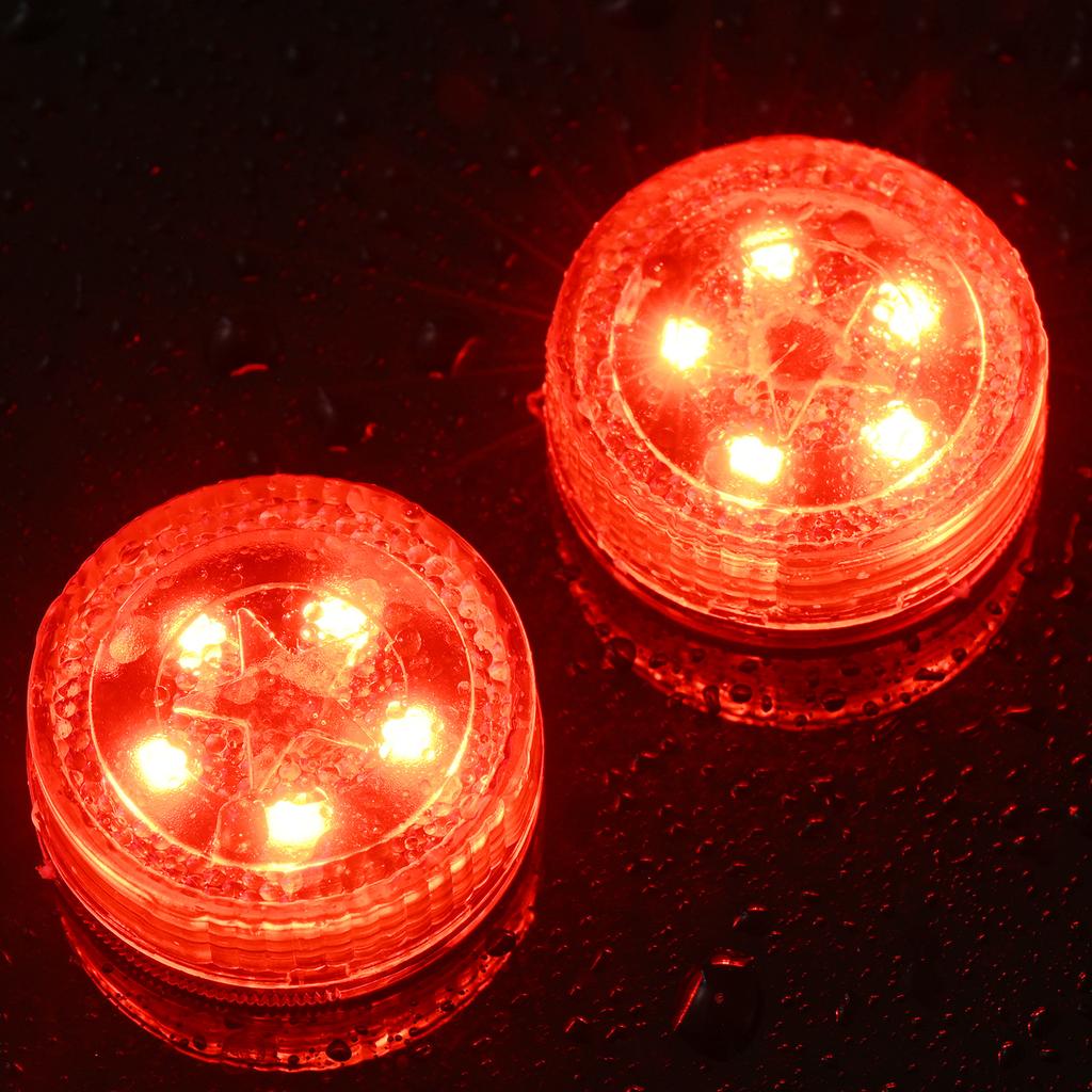 Drahtlose LED-Warnleuchten für Autotüren, runde Sicherheitsleuchten, Blitzlichter, Auffahrunfall-Notlicht, Autozubehör