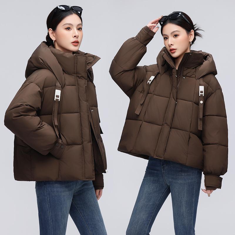 Down cotton clothes women's fashion cotton clothes winter new bread clothes small loose short warm jacket women
