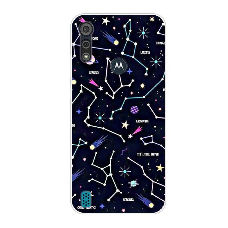 Pro Motorola Moto E6S 2020 Pouzdro Nárazuvzdorné Měkký Silikon TPU Zadní Kryt Pro Moto E6S 2020 E6i Pouzdra na Telefon E 6S Pouzdro Roztomilý Kreslený