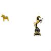 Dalecarlian Horse Figurine Ornament Sculpture for Bookshelf Entrance Cabinet Home Decor Modern