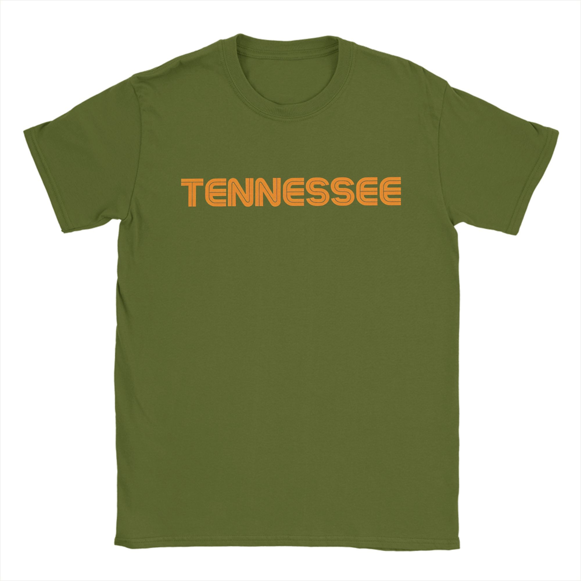 

Awesome Tennessee TN T-Shirt Men Crew Neck Cotton T Shirts Short Sleeve Tees 6XL Clothing 4XL