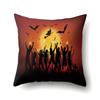Halloween Pillowcase Car Waist Pillow Pumpkin Sofa Cushion Cover Office Home Living Room Pillowcase