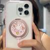Kawaii Miffy MagSafe Magnetic Phone Holder Cute Pink Cartoon 360° Rotatable Stand for IPhone Durable with Strong Magnetic Base
