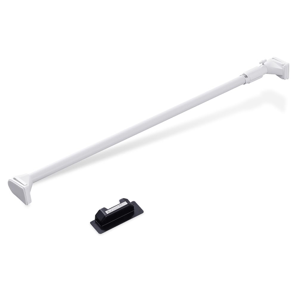 IRIS OHYAMA Extra Thick, Strong Telescopic Tension Rod, Maximum Load Capacity 65kg, 110-190cm, L-Shaped, for Indoor Drying, H-GBJ-190R, White