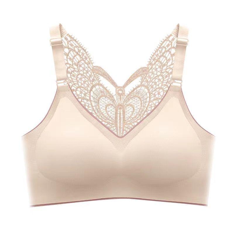 

Большой размер, удобный бюстгальтер без спинки для женщин, без косточек, пуш-ап, сексуальный латексный бюстгальтер, тонкий бюстгальтер, против провисания 3XL