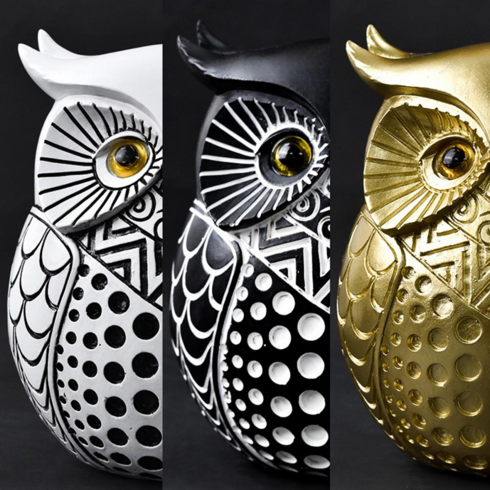 Owl Ornament Living Room Simplicity Lovely Home Furnishings Resin Owl Crafts