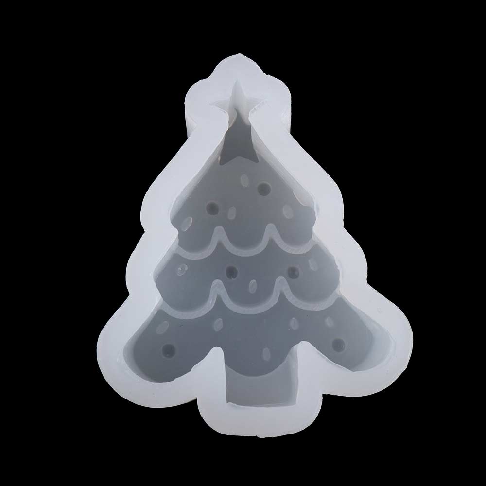 Handmade DIY Crafts Christmas Tree Elk Soap Making Tool Christmas Decor Baking Mould Candle Mold