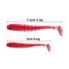 10/16 sztuk przynęty wędkarskie 5 / 7,5cm T śruba ogonowa przynęta wędkarska miękka przynęta bioniczna sztuczna przynęta silikonowa