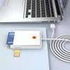 USB 2.0 Smart Card Reader Support Hot Swap Memory for ID Bank SIM CAC ID Card Cloner Connector Adapter for Windows 7/8/8.1/10