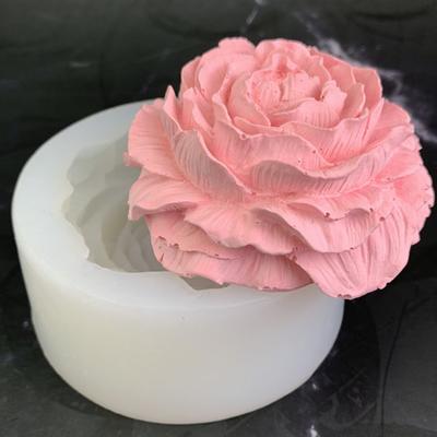 3D Große Pfingstrose Silikon Kerzenform DIY Handgemacht Kreative Blume Aromatherapie Gips Harz Seifenherstellungszubehör Set Heim Geschenke
