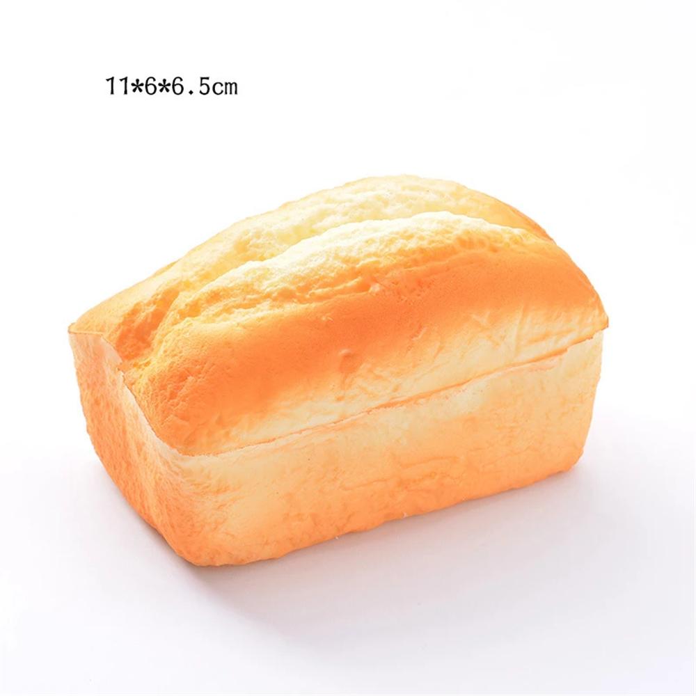 Toys Kids Childrens Artificial Bread Simulation Squeeze Toy Stress Relief Slow Rising Small Toast Sensory Fidget for Anxiety ADHD Adult