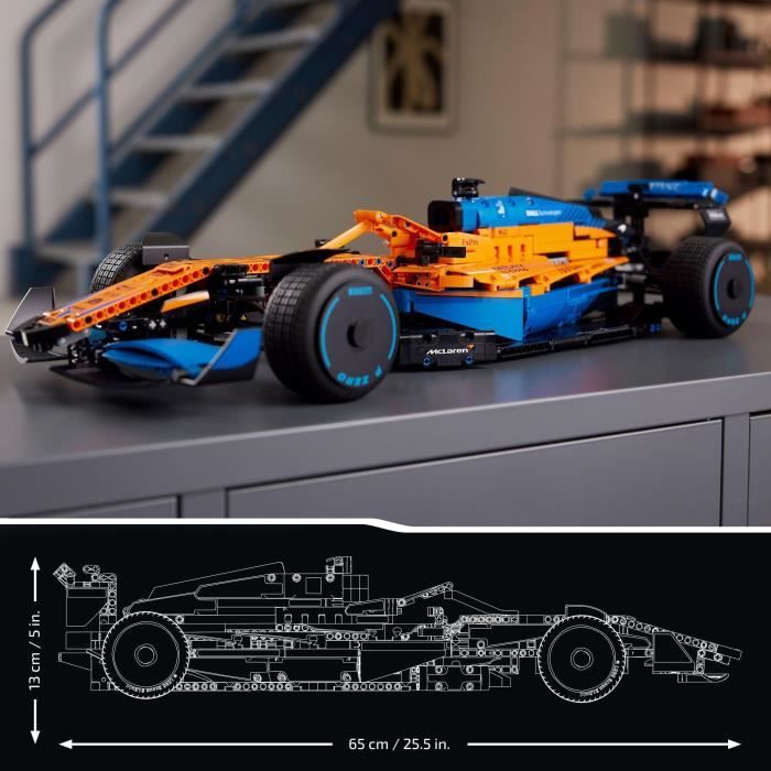 LEGO® 42141 Technic La Voiture De Course McLaren Formula 1 2022, Modèle Réduit F1, Kit de Construction, Maquette pour Adultes