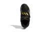 adidas Deep Threat Comfortable And Trendy Breathable Mid Top Children's Basketball Shoes Black Gold FX8644