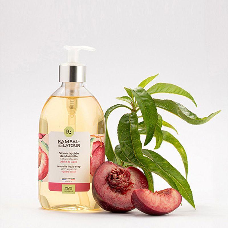 Rampal Latour Soap Liquid Peach 500ML (Liquid Soap)