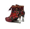Laura Vita Hicao 47 Ankle Boots, Red