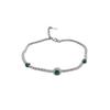 Luxury European & American Retro Zircon Geometric Flower Bracelet: Exquisite High-End Fashion Jewelry for Women