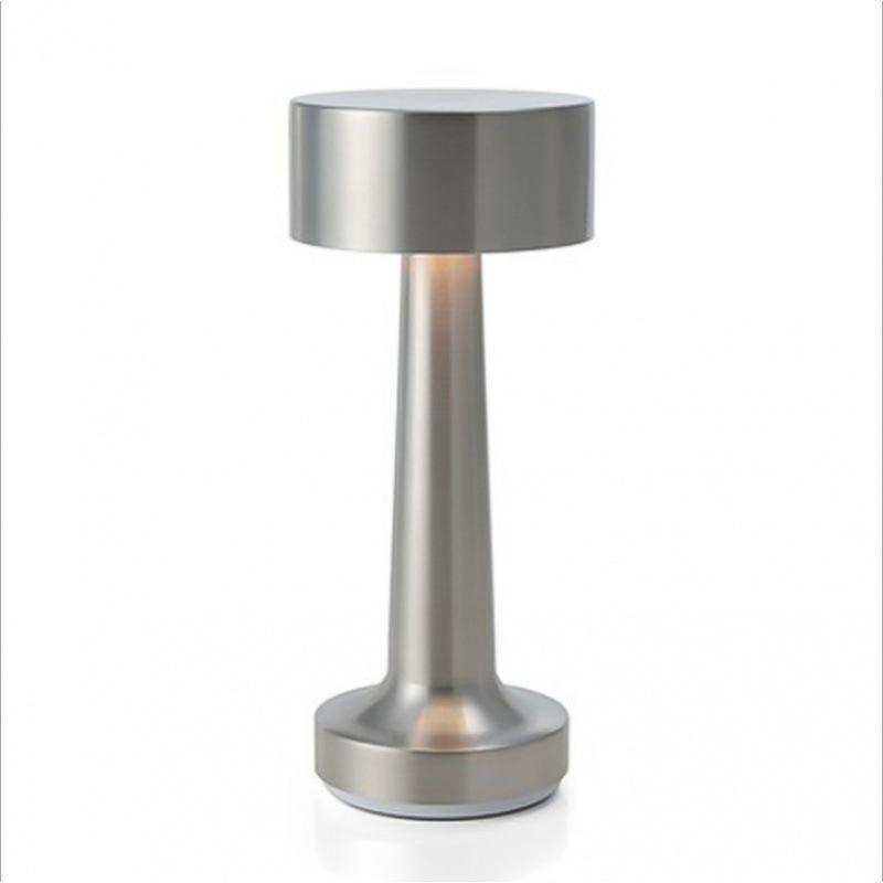 Retro Metal Dumbbell Table Lamp - Minimalist Night Light for Bars, Restaurants, and Living Rooms