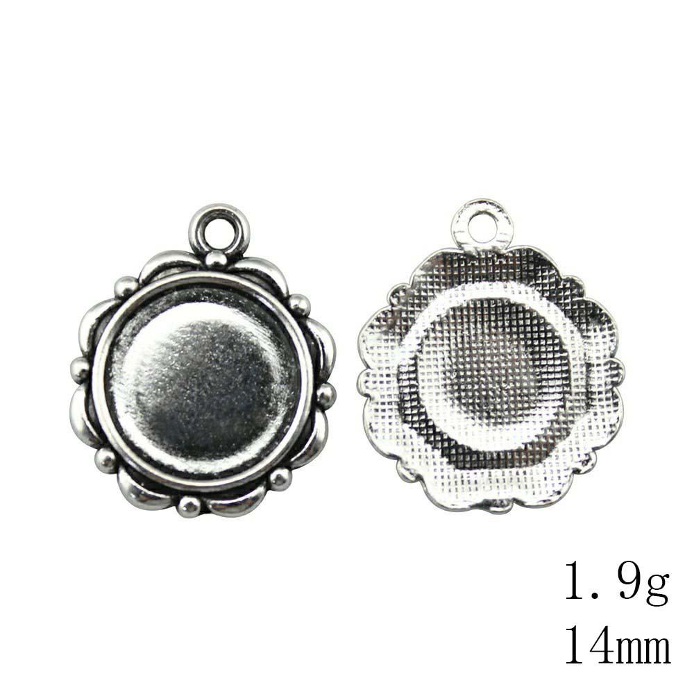 Back To School Jewelry And Accessories Fit Round 16mm Glass Cabochon Base Setting Tray Accessories Parts Items Accessories Accessories