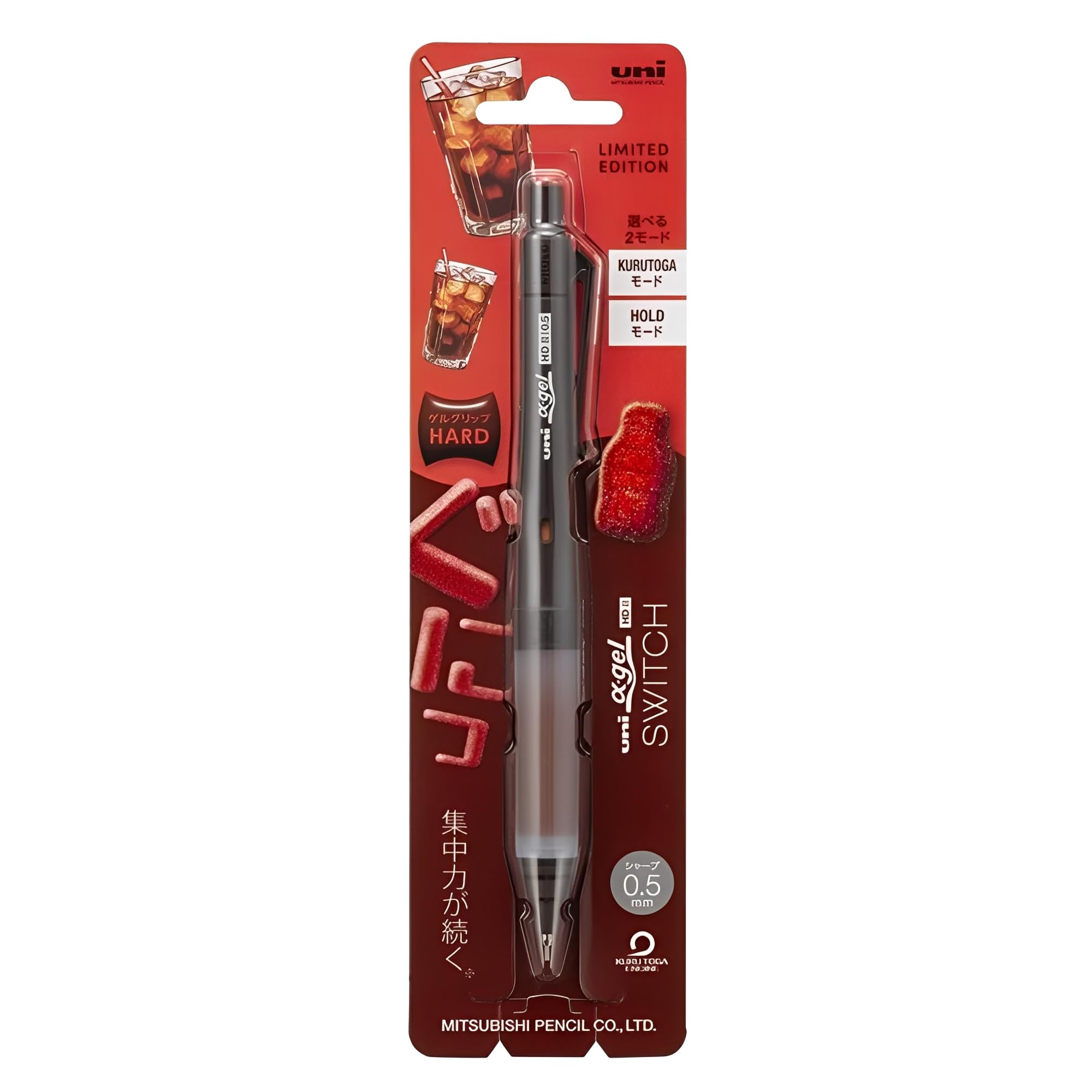 

Limited Edition Alpha Gel Switch Mechanical Pencil 0.5mm [Cola Brown] M51009GG1P.CB