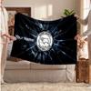 Derby County Personalisierte Fleecedecke Mit Fußballlogo, Individueller Name Text Weiche Warme Wohndecke