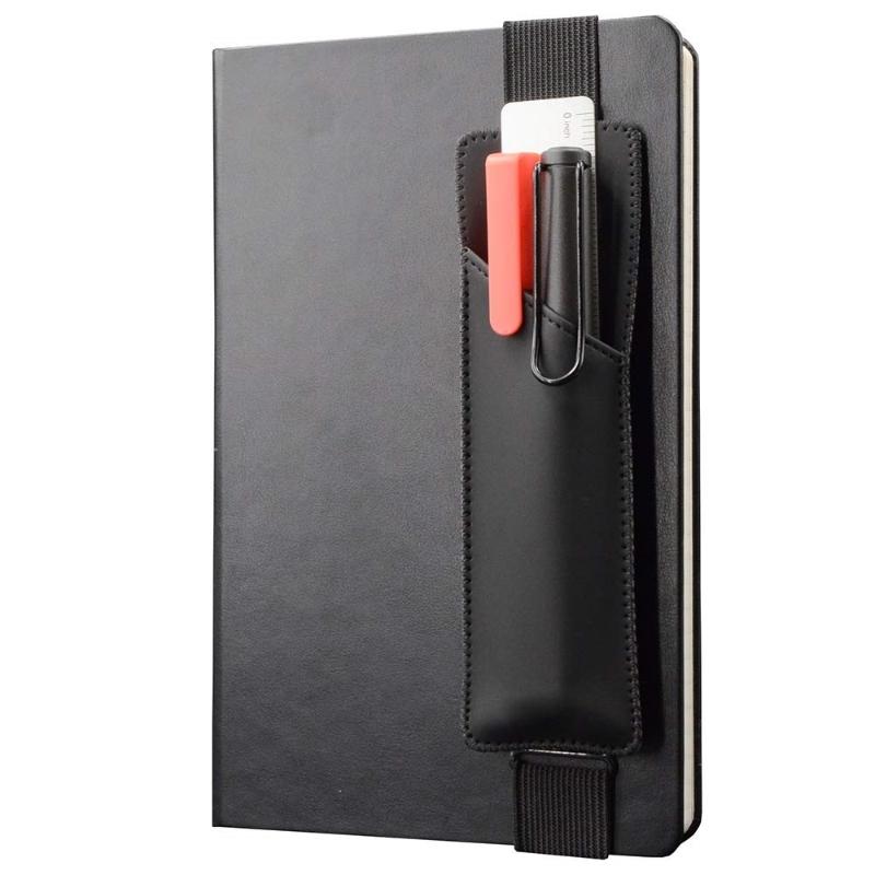 Large Capacity Pu Leather/Oxford Cloth Adjustable Elastic Band Pen Holder Pen Pouch For Planner Pen Holder For Notebook Cover