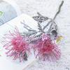 1 Stück künstliche Blumen Krabbenkralle Chrysantheme 2 Köpfe Fake Flowers für Heimzimmerdeko Hochzeitsdekoration DIY Vasenornament