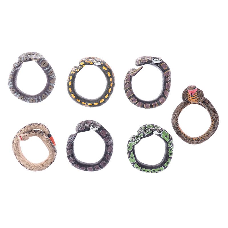 Tricky Funny Spoof Simulation Snake Toy Snake Bracelet Novelty Halloween Gift