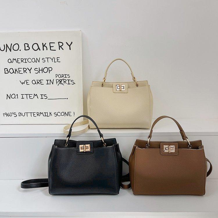 Simple Urban Shoulder Bag for Women Small Square European and American Bag Large Capacity Women's PU Bag