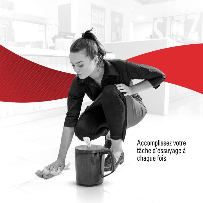 Rouleau à dévidage central WypAll® L10 Hygiène & Surfaces Alimentaires 6222