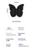 Butterfly Solar LED Wall Lamp: Waterproof Outdoor Garden and Villa Landscape Light