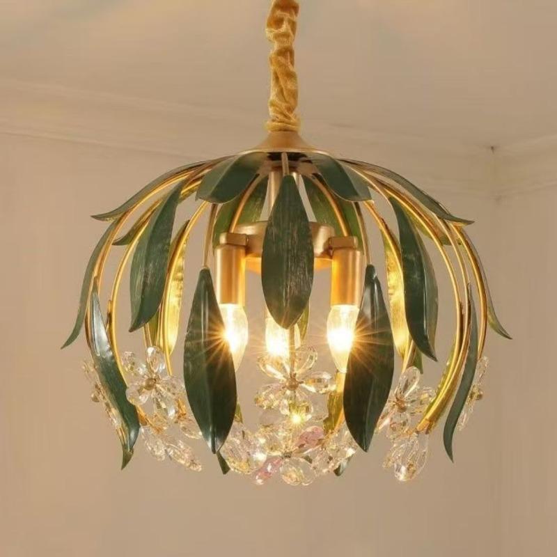 

Rural Restaurant Lights Creative Bedroom Floral Lights Room Pendant Lights