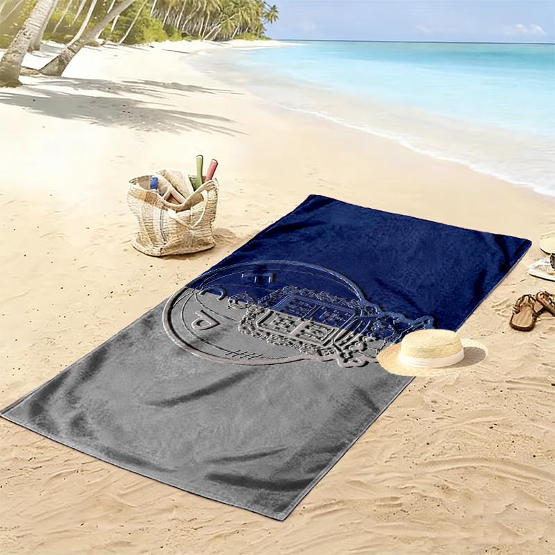Futebol Clube Do Porto Print Beach Towel, Large Soft Quick Dry Towel for Beach Camping Swimming
