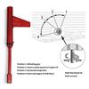 Transmission Oil Change Tool Metal Oil Filler Transmission Fluid Refilling Equipment With Case For 725.0 9 Speed Car