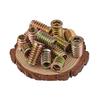 20 PCSThreaded Inserts Nuts, Wood Insert Assortment Tool Kit, M6/M8 Furniture Screw Inserts Fastener
