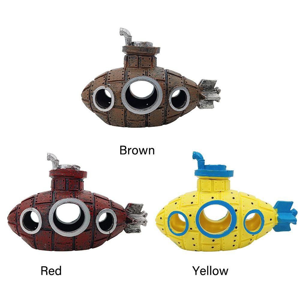 Versteckt Home Dekoration Aquarium Ornament Aquarium Dekoration Wrack Unterwasser Boot Gebrochen U-Boot