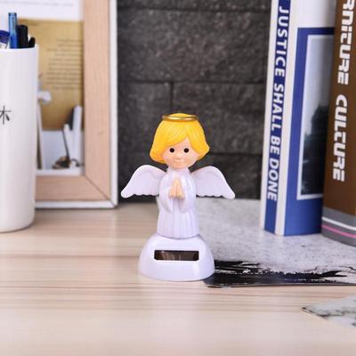 Ozdoby do auta Solární tančící třesoucí se hlavou Kreslený Halloween/Vánoce Hračky pro panenky Dekorace na palubní desku do auta Příslušenství do auta
